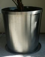 Macetas Acero Inoxidable y fibra de vidrio